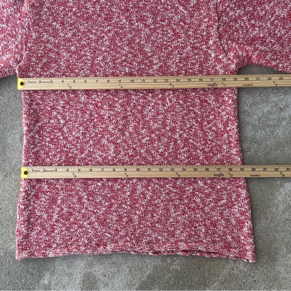 Vintage Red Marled Turtleneck Sweater - Picture 6 of 8